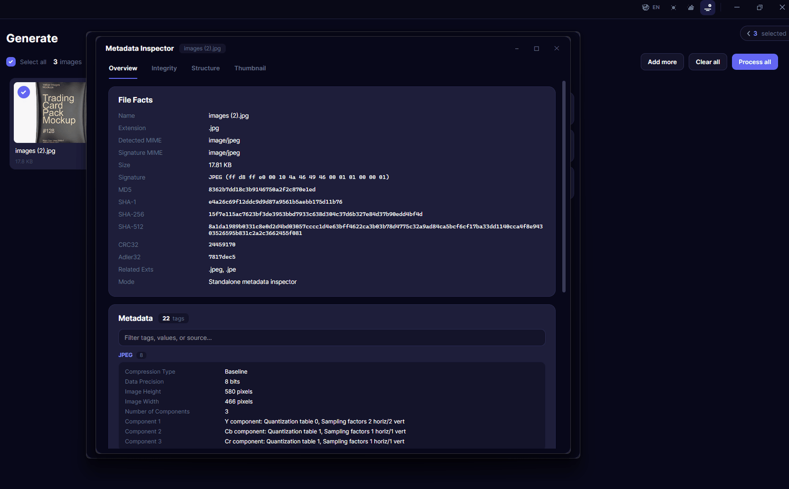1605 Image Forge screenshot