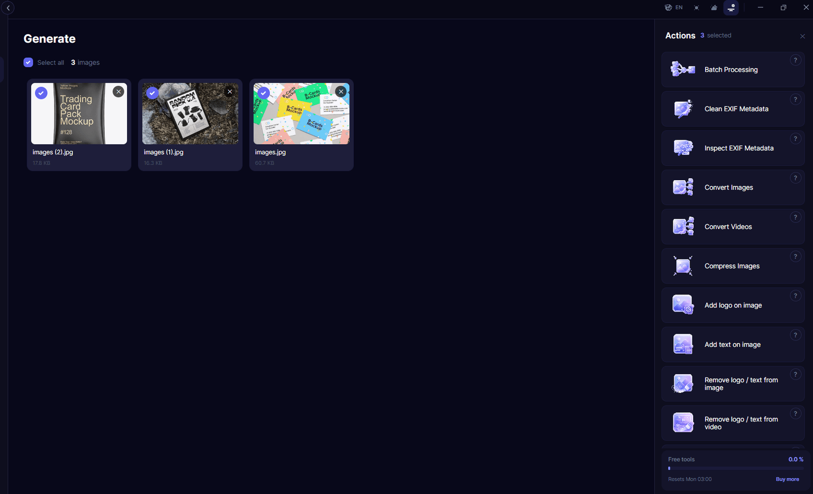 1605 Image Forge screenshot