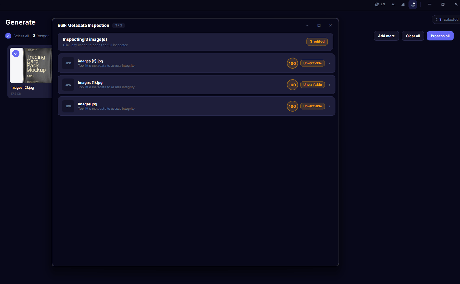 1605 Image Forge screenshot